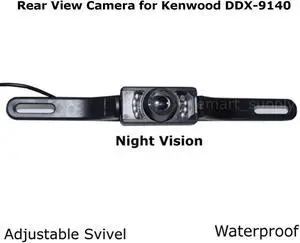 Rear View Camera Backup License Plate Night for Kenwood DDX-9140 DDX9140