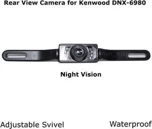 New Rear View Camera Backup License Plate Night for Kenwood DNX-6980 DNX6980