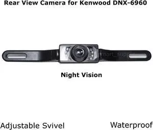New Rear View Camera Backup License Plate Night for Kenwood DNX-6960 DNX6960
