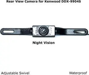 Rear View Camera Backup License Plate Night for Kenwood DDX-9904S DDX9904S