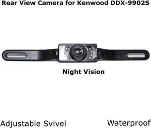 New Rear View Camera Backup License Plate Night for Kenwood DDX-9902S DDX9902S