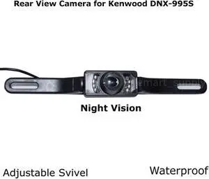 Rear View Camera Backup License Plate Night for Kenwood DNX-995S DNX995S