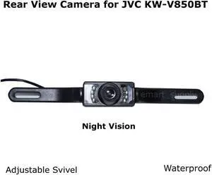 New Rear View Camera Backup License Plate Night for JVC KW-V850BT KWV850BT