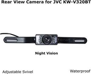 New Rear View Camera Backup License Plate Night for JVC KW-V320BT KWV320BT