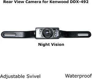 New Rear View Camera Backup License Plate Night for Kenwood DDX-492 DDX492