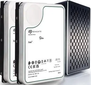 2x Seagate Exos 20TB HDD with USB-C dual bay enclosure | 40TB total capacity - OEM 2x Seagate Exos 20TB HDD with USB-C dual bay enclosure | 40TB total capacity - OEM