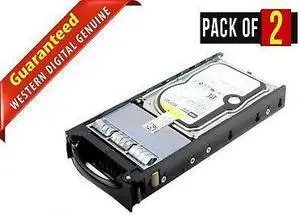 Lot of 2 Western Digital Raptor 74 Gb10k RPM 3.5" SATA HDD WD740GD-00FLC0 T953J