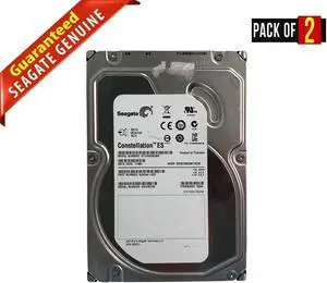 (NOT FOR HOME PC!) Lot X 2 Seagate ST31000424SS 3.5" 1TB 7.2K 16M 6Gbps SAS Server Hard Drive