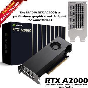 HP NVIDIA RTX A2000 6GB GDDR6 PCIe 4.0 x16 Graphics Card M48380-002 340L0AA