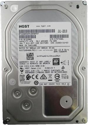 (NOT FOR HOME PC!) Hitachi UltraStar 0F22805 4TB Internal 7.2K RPM SAS 3.5'' (HUS726040AL5211) HDD