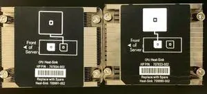 HPE SL200 SL2X0S SERIES GEN8 CPU1 VC PROCESSOR HEATSINK (KIT OF 2)