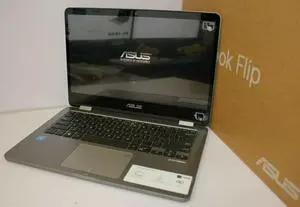 ASUS VivoBook Flip 14 14" FHD Touch Screen 2-In-1 Laptop Intel Celeron 4GB 64GB