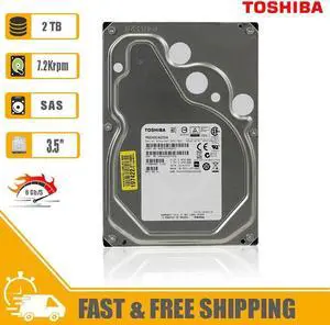 (NOT FOR HOME PC!) Toshiba (SAS) 3.5" Hard Drive 2TB HDEPE23GEA51F 7200 RPM 64MB 4Kn for Desktop