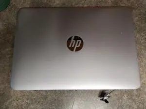 HP Elitebook 820 G3 Laptop LCD Back Cover 821672-001 Silver With Webcam/Hinges