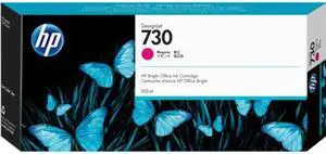 HP 730 300-ml Magenta DesignJet Ink Cartridge, P2V69A
