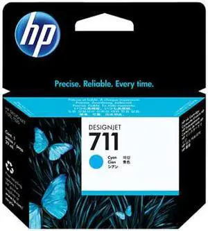 HP 711 29-ml Cyan DesignJet Ink Cartridge, CZ130A