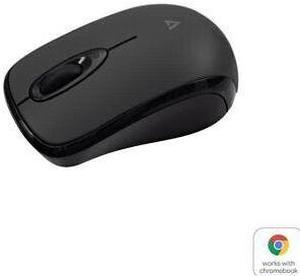 V7 Bluetooth 5.2 Compact Mouse - Black, Works with Chromebook Certified