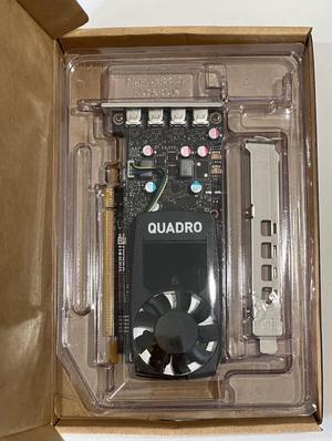 HP NVIDIA QUADRO P600 2GB GDDR5 PCIE GRAPHIC CARD - 4 PORT WITH BOTH BRACKETS
