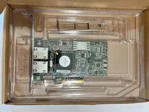 DELL Broadcom BCM5709CC0KPBG 0F169G PCI Express Dual Port Gigabit Ethernet Card