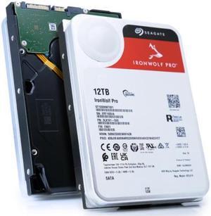 Seagate IronWolf Pro 12TB 7.2K RPM SATA 6Gb/s 3.5in Enterprise HDD ST12000NT001 - OEM