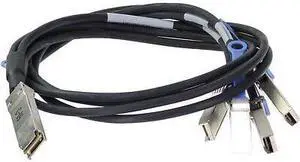 Dell 40GbE QSFP+ to 4x 10GbE SFP+ 1M Breakout Cable (470-AAVO)