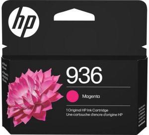 HP 936 Magenta Original Ink Cartridge, ~800 pages, 4S6V0LN