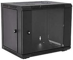 V7 9U Rack Wall Mount Glass Door Enclosure (RMWC9UG450-1N) (rmwc9ug4501n)