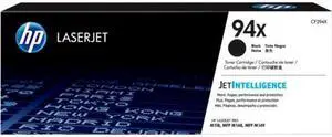 HP 94X High Yield Black Original LaserJet Toner Cartridge, ~2,800 pages, CF294X