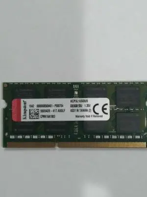 Kingston 8GB PC3-10600 DDR3-1333MHz non-ECC Unbuffered SoDIMM 204pin KCP313SD8/8