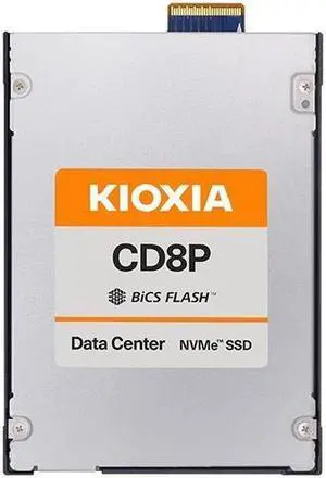 Kioxia KCD8DPJE7T68 CD8-P 7.68TB NVMe PCIe 5x4 E3.S 1T SED