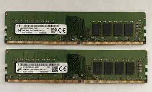 32GB Micron Desktop Memory Kit (2x16GB) MTA16ATF2G64AZ-3G2E1 2RX8 PC4 3200AA