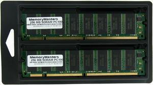 512MB (2X256MB) SDRAM MEMORY RAM PC100 NON-ECC UNBUFFERED 168PIN DIMM