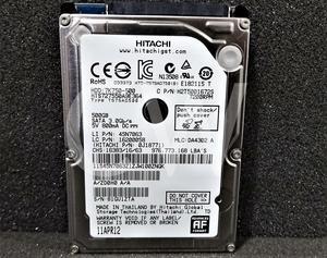 HTS727550A9E364 Hitachi 0J18811 500GB 7.2K RPM 3Gb/s 2.5"SATA HDD Hard Drive