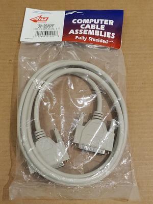 AIM Emerson Cable 30-9506MF D-25M To D-25FM 25 Cond 6 FT Feet Fully Shielded