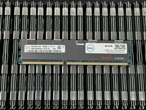 (NOT FOR HOME PC!) 32GB Lot of 4x Dell 8GB 2Rx4 PC3L-10600R RDIMM ECC RAM Memory Server Hynix LV