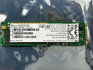 HPE Micron 5100 Eco 480GB SATA 6G Read Intensive M.2 2280 SSD 1.5DWPD TLC DS