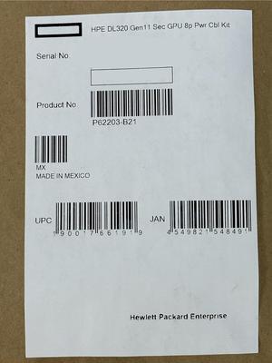HPE ProLiant DL320 Gen11 Secondary GPU 8p Power Cable Kit P62203-B21 A16