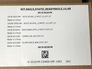 Dell 1U Static Rail Kit 2 or 4-Post R330 R340 R430 R440 R620 R630 R640 R6515 A8
