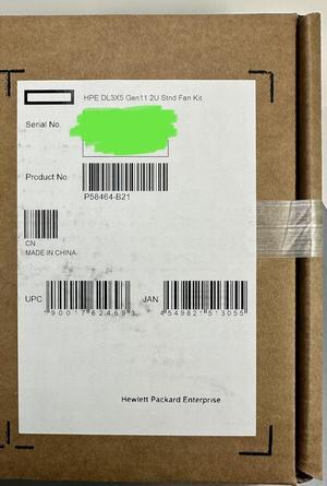 HPE DL3X5 DL345 DL385 Gen11 2U Standard Fan Kit P58464-B21 (Contains 1x fan)
