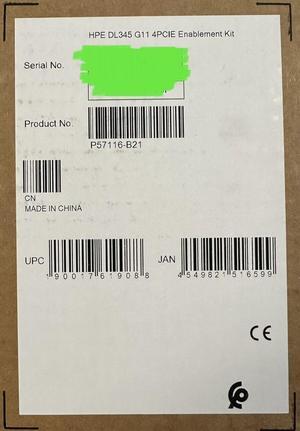 HPE ProLiant DL345 Gen11 4 PCIe x16 Enablement Kit P57116-B21