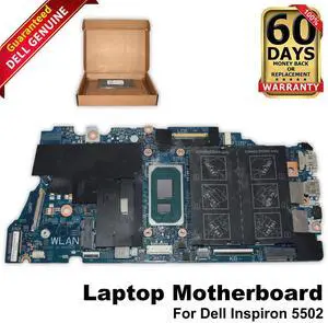 Dell Inspiron 5502 Motherboard i7-1165G7 2.8GHz Quad-Core Integrated GPU W3XW5