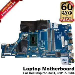 Dell Inspiron 3481 3581 Motherboard Core i3-8130U 2.3GHz LA-G714P M5KN5 XXN5K