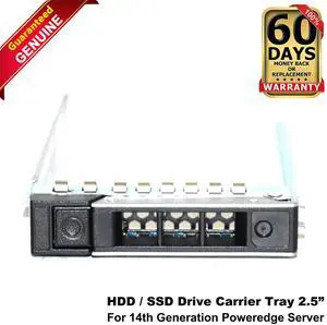 Lot of 10 Dell 14th Gen PowerEdge Servers 2.5" HDD and SSD Drive Carrier 0FTMF