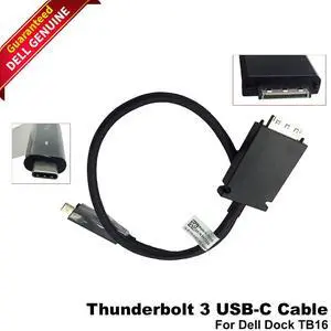 Genuine Dell Thunderbolt 3 USB-C Cable for TB15 TB16 Dock K16A K17A 3V37X 5T73G