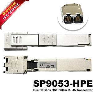 Lot of 4 HPE 10GBASE-T 2x RJ-45 Connectors 30m QSFP+ Transceiver 838327-B21