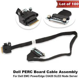 Lot 100 Dell EMC PowerEdge C6420 Server Midplane Linking PERC Board Cable 8WD2X