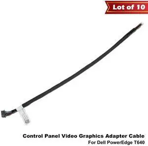 Lot of 10 Dell PowerEdge T640 Control Panel Video Graphics Adapter Cable V1514