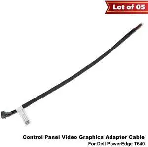 Lot of 5 Dell PowerEdge T640 Control Panel Video Graphics Adapter Cable V1514