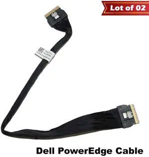Lot 2 Dell PowerEdge MX840C Jumbo Bus-Powered Serial Attached SCSI Cable HTHWC