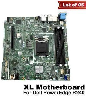 Lot of 5 Dell PowerEdge R240 XL Xeon C242 Chipset DDR4 Server Motherboard 0KFFK